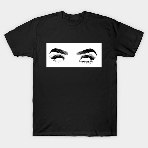 Eye Rolling T-Shirt by MilaK